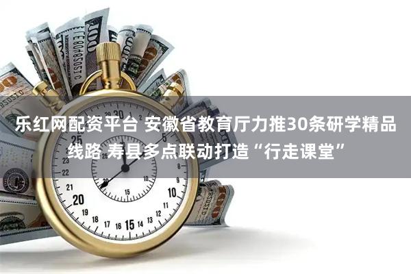乐红网配资平台 安徽省教育厅力推30条研学精品线路 寿县多点联动打造“行走课堂”